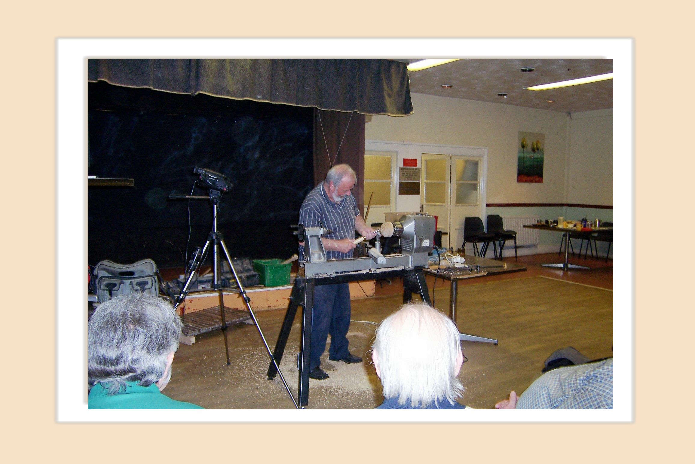 12-06-2006     Ray Jones, making a side table and plant stand