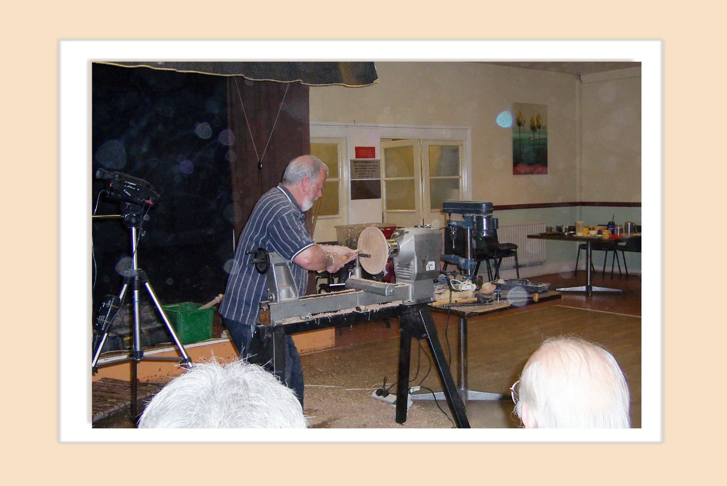 12-06-2006     Ray Jones, making a side table and plant stand