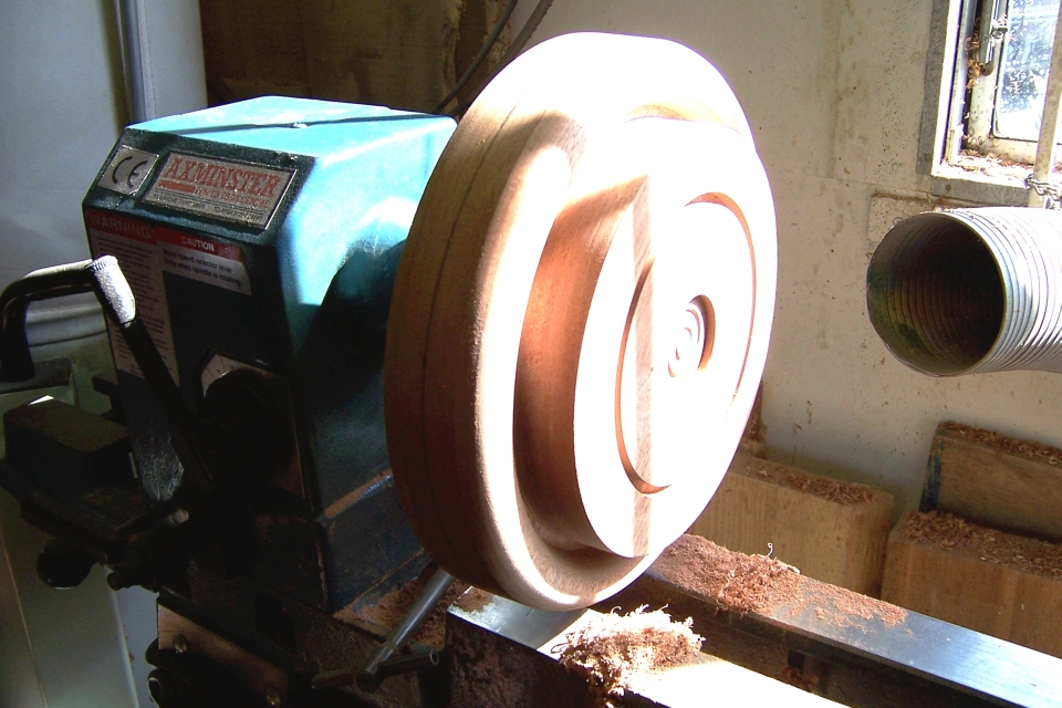 Stages of making Ray Jones' Clock