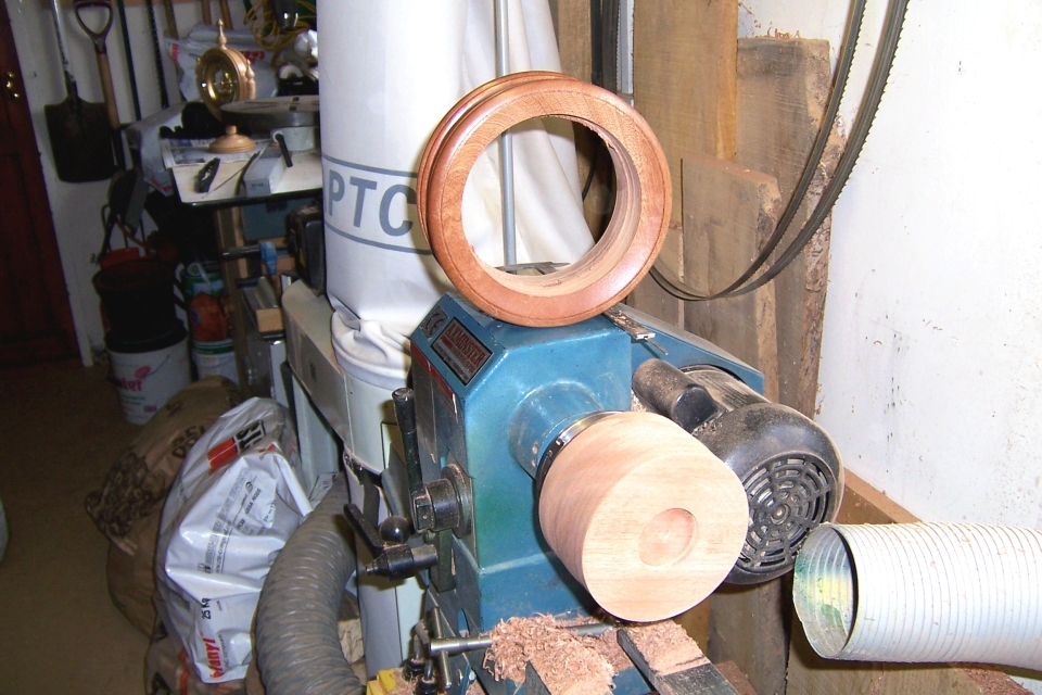 Stages of making Ray Jones' Clock