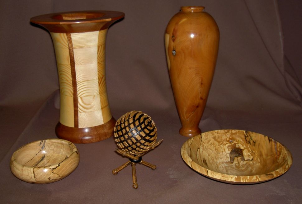 12-02-2007     Spalted Bowls etc. - Ron Glover  