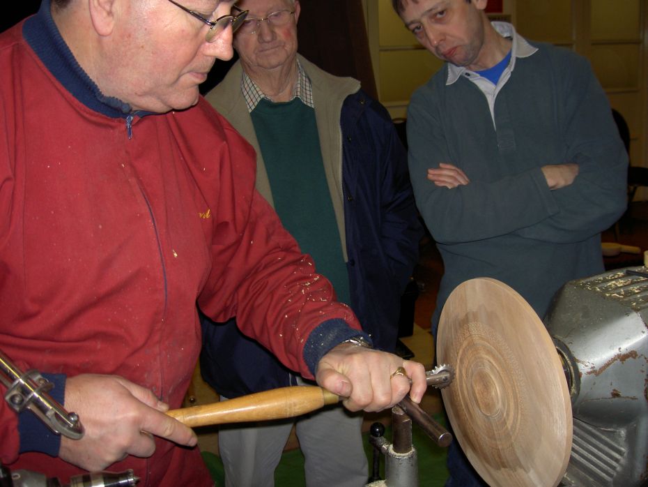 Nige demonstrates the techniques