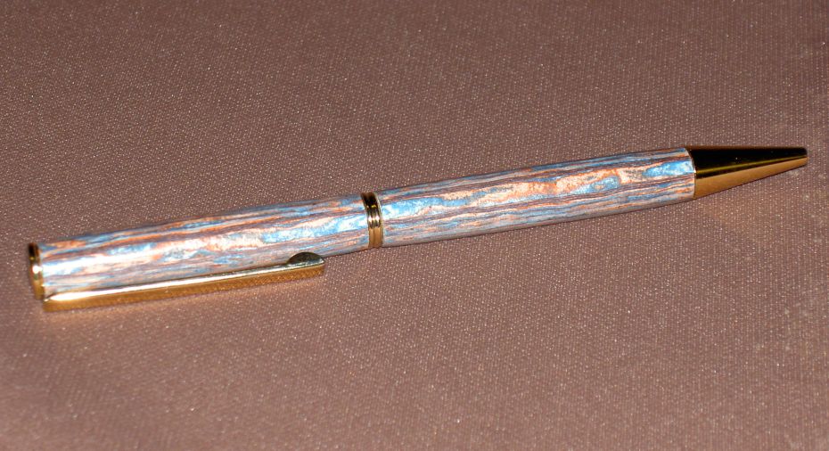 12-02-2007     Pen produced from compressed paper  - Dave Smith,