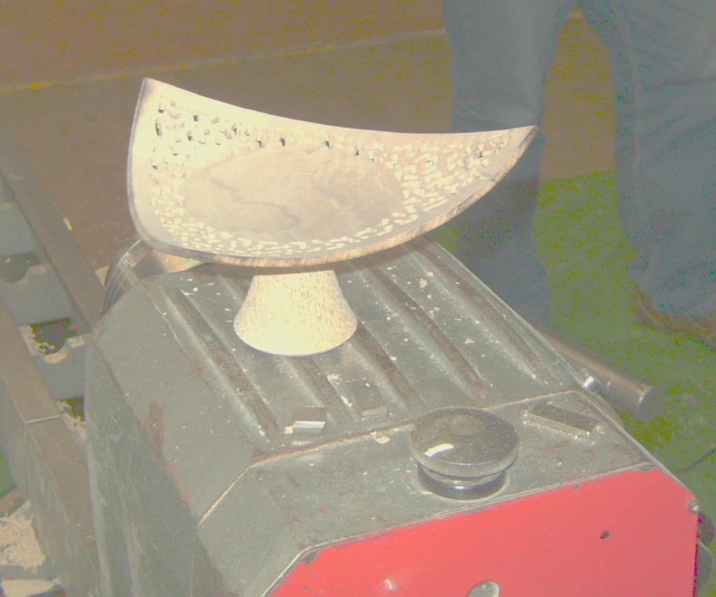 23-03-2009     Mick's trained woodworm did this!